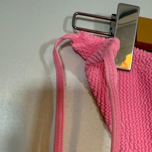 Primark Cares Pink Ribbed Tie-Side Bikini Bottoms - Size XL - Picture 3 of 7